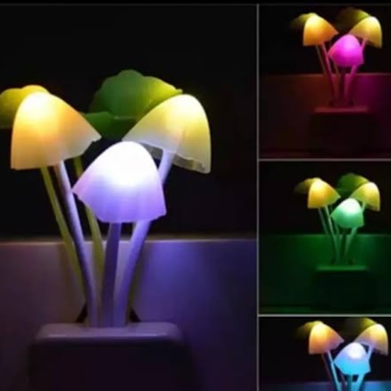 Fancy Color Changing Led Mushroom Night Light