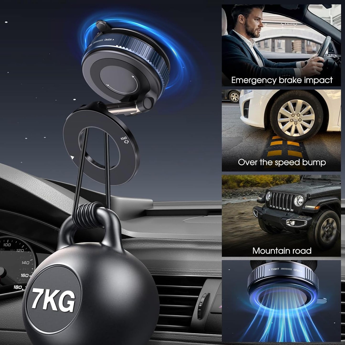 Smartphone Suction Grip Mount