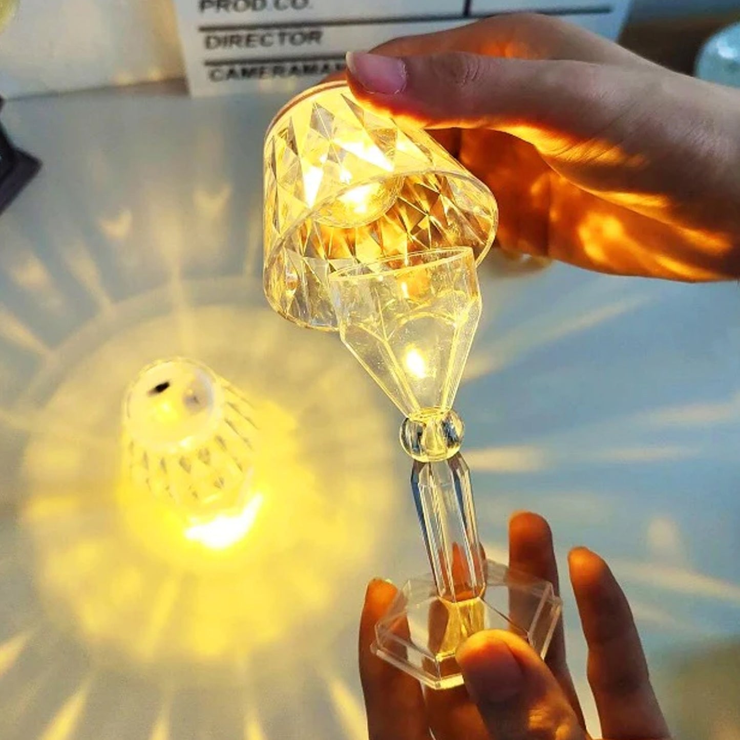 Mini Crystal Table Lamp