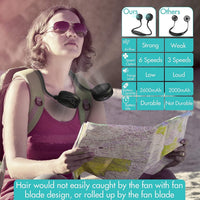 AirLoop – Hands-Free Fan in Headphone Style
