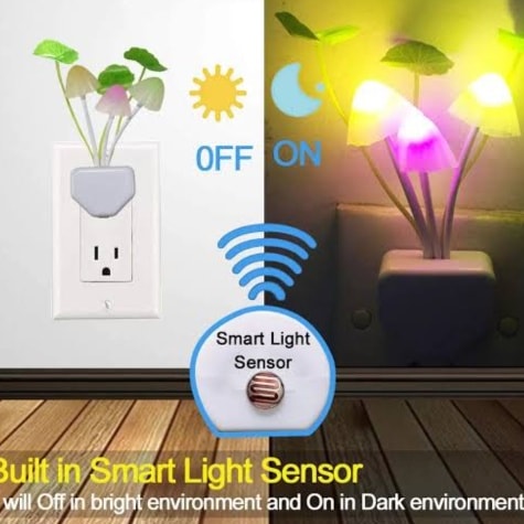 Fancy Color Changing Led Mushroom Night Light