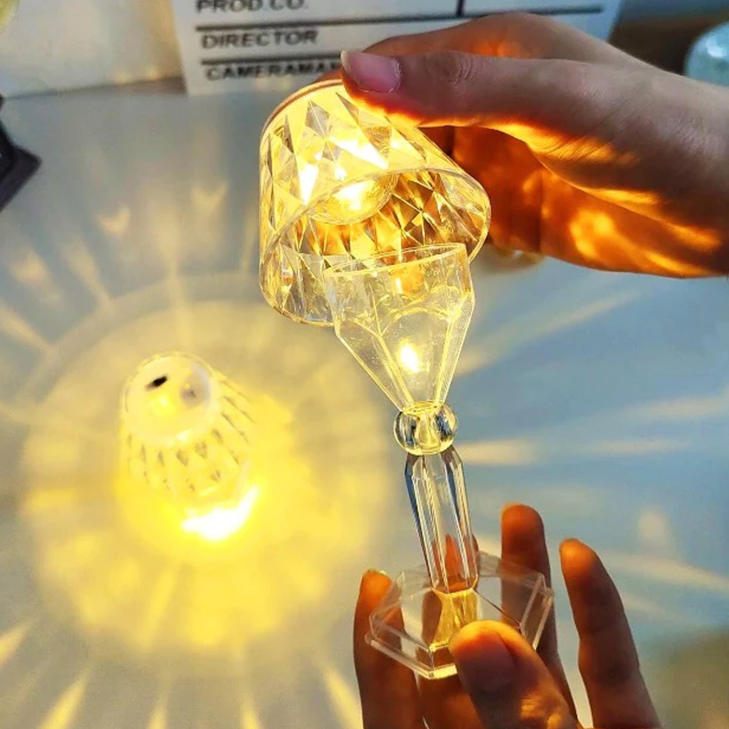 Mini Crystal Table Lamp